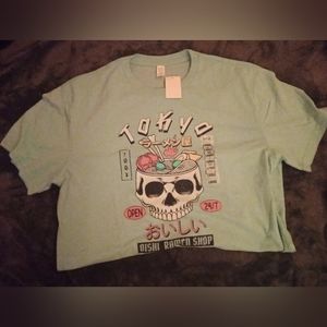 Rose Skeleton Tee Shirt